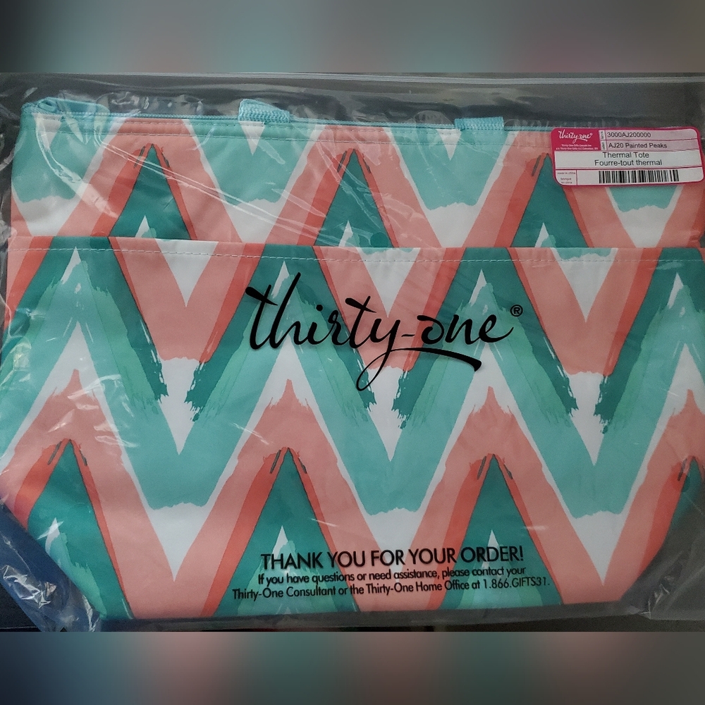 Thirty-One Thermal Tote Painted Peaks New